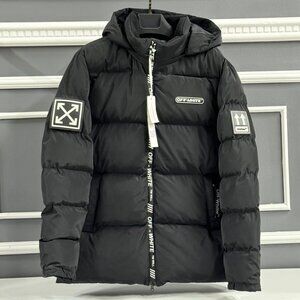Off-White Men's Black Casual Jacket Size:XXL